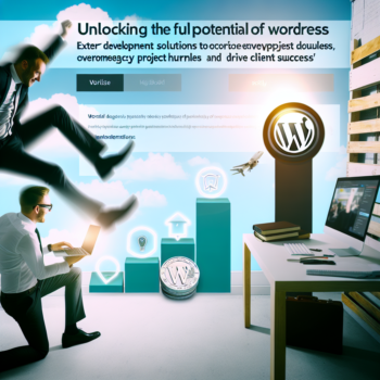 Unlocking the Full Potential of WordPress: Expert Development Solutions to Overcome Agency Project Hurdles and Drive Client Success - AI Generated Image - André Luiz Abdalla