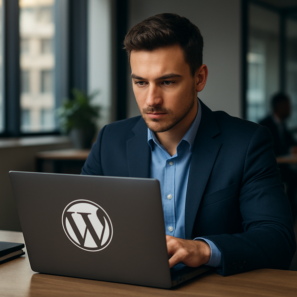 Optimizing WordPress for Business Growth: Advanced Development Strategies to Enhance Agency Project Success - AI Generated Image - André Luiz Abdalla